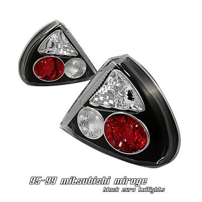 Mitsubishi Mirage 1995-1998 Black Altezza Tail Lights