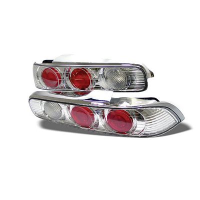Neutron Motorsports Black LED-Look Tail Lights For 1994-2001 Acura Integra 2-Door – Left & Right Pair