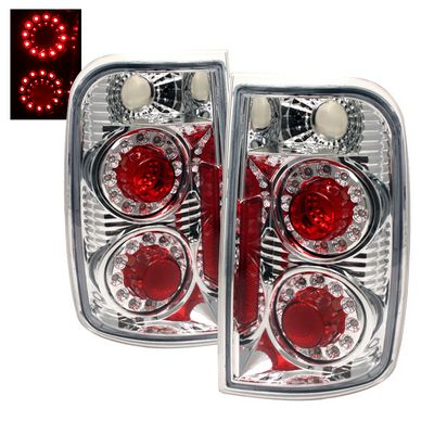 Chevy Blazer 1995-2005 Clear LED Ring Tail Lights