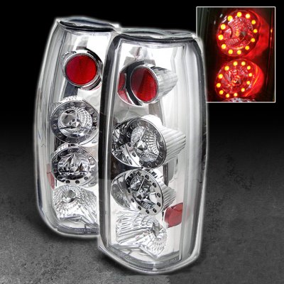 Chevy Tahoe 1995-1999 Clear LED Tail Lights