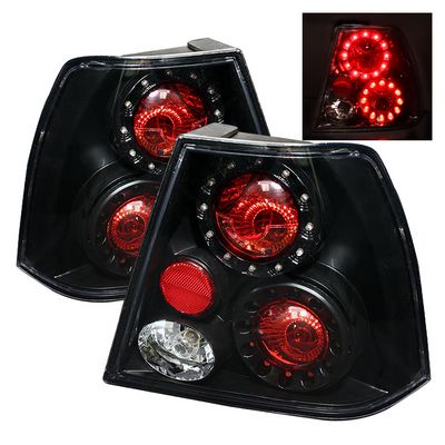 VW Jetta 1999-2004 Black LED Tail Lights