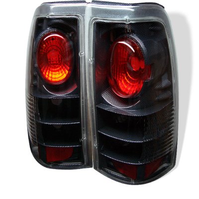 Chevy Silverado 1999-2002 Carbon Fiber Altezza Tail Lights