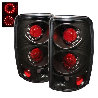 GMC Yukon 2000-2006 Black LED Tail Lights