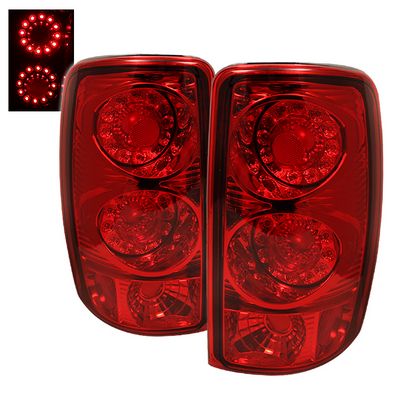 Chevy Suburban 2000-2006 Red LED Tail Lights