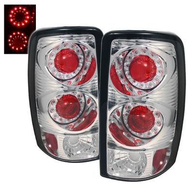 GMC Yukon Denali 2001-2006 Clear LED Tail Lights