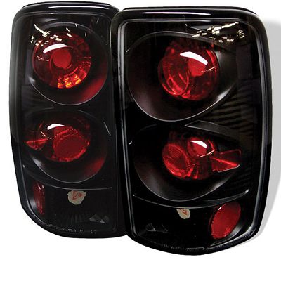 Chevy Suburban 2000-2006 Black Altezza Tail Lights