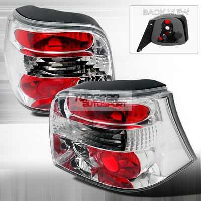 VW Golf 1999-2004 Clear Altezza Tail Lights