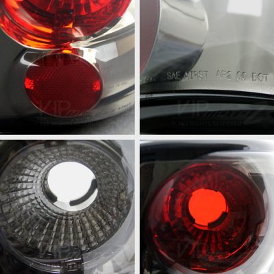 Chevy Suburban 2000-2006 Smoked Altezza Tail Lights