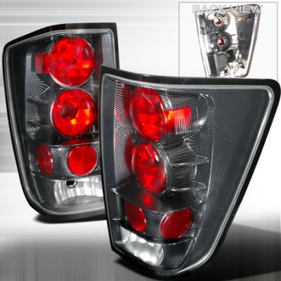 Nissan Titan 2004-2009 Carbon Fiber Altezza Tail Lights
