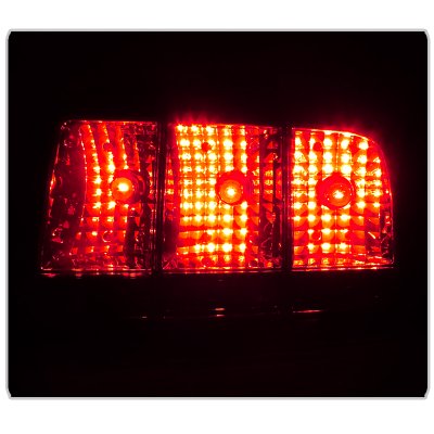 Smoked LED Third Brake Light Bar For 2005-2009 Ford Mustang – Red Lens, Black Housing, Plug-and-Play