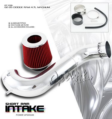 Dodge Ram 2002-2005 Polished Short Intake System