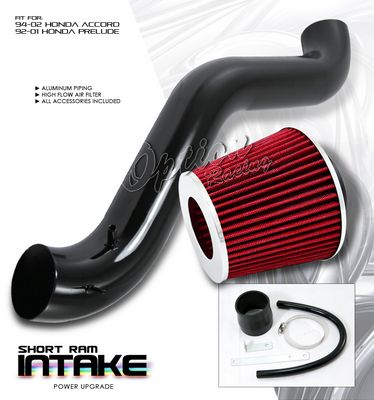 Honda Prelude 1992-1996 Black Short Ram Intake System