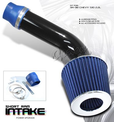 Chevy S10 1994-1998 Black Short Ram Intake System