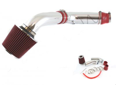 Dodge Ram 2500 2003-2008 Polished Short Ram Intake with Red Air Filter