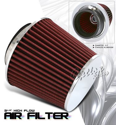 Universal Red High Flow Closed Top Replacement Air Filter