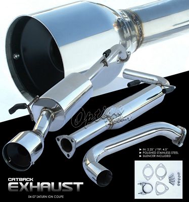 Saturn Ion Coupe 2004-2007 Cat Back Exhaust System