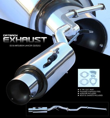 Mitsubishi Lancer 2002-2006 Cat Back Exhaust System | A101CXZX133