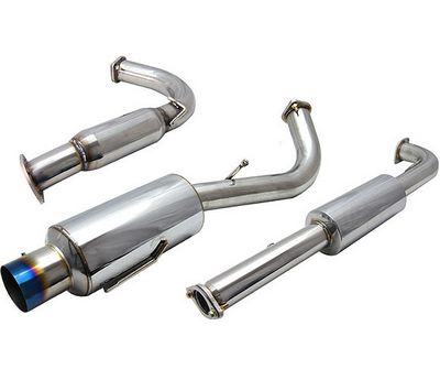 Mitsubishi Eclipse 1995-1999 Cat Back Exhaust System with Titanium Tip