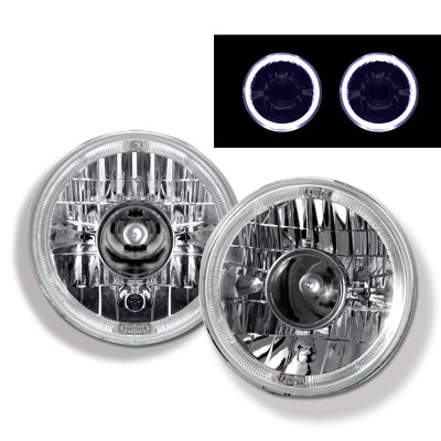 Ford F250 1969-1979 Sealed Beam Projector Headlight Conversion White Halo
