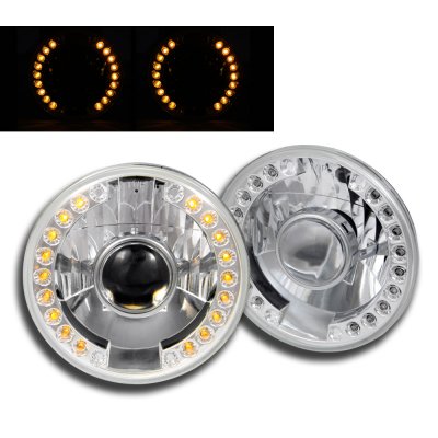 Dodge Dart 1972-1976 7 Inch Amber LED Sealed Beam Projector Headlight Conversion