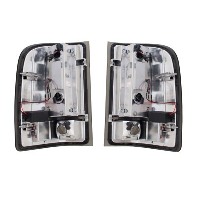 GMC Sierra 2500HD Dually 2007-2014 Smoked LED Tail Lights