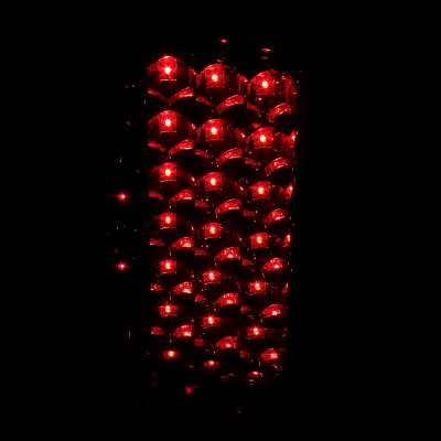 Chevy Silverado 2500 1999-2002 LED Tail Lights Black Chrome