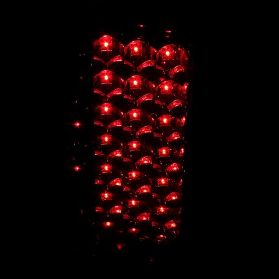 Chevy Silverado 2500HD 2001-2002 LED Tail Lights Red Smoked