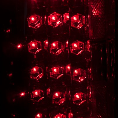 GMC Sierra 2500HD Dually 2007-2014 LED Tail Lights Red Smoked