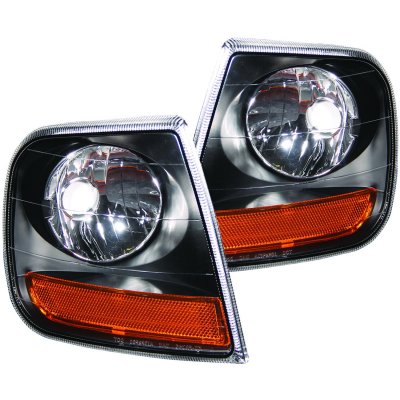 Ford Expedition 1997-2002 Harley Davidson Style Black Corner Lights
