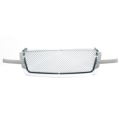 Chevy Avalanche 2003-2006 Front Grill Chrome Mesh