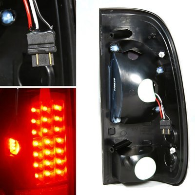 Ford F150 1997-2003 Smoked Headlights LED DRL Signal and LED Tail Lights