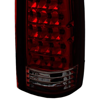 Chevy Silverado 1988-1998 LED Tail Lights Red and Smoked