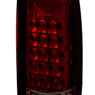 GMC Sierra 1988-1998 LED Tail Lights Red and Smoked
