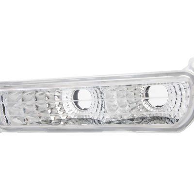 Jeep Cherokee 1997-2001 Headlights Amber LED and Clear Bumper Lights Side Marker