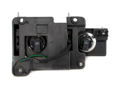 GMC Sierra 1994-1998 Black Grille and LED DRL Headlights Bumper Lights