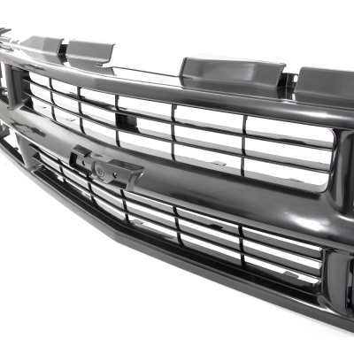 Chevy Tahoe 1995-1999 Black Grille and Headlights LED Bumper Lights