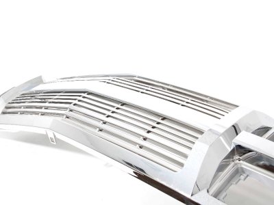 GMC Sierra 1994-1998 Chrome Billet Grille and Halo Projector Headlights LED Bumper Lights