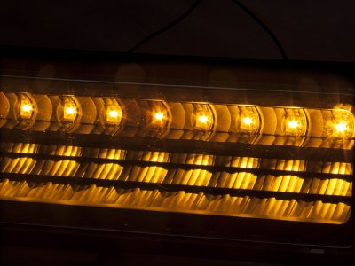 Chevy Silverado 1994-1998 LED Bumper Lights Black