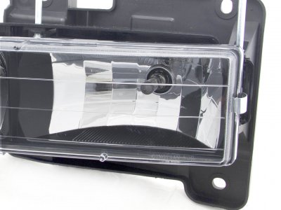 GMC Sierra 3500 1988-1998 Black Euro Headlights