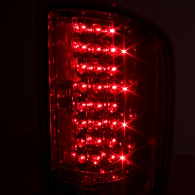 Chevy Silverado 2007-2013 LED Tail Lights Red Clear