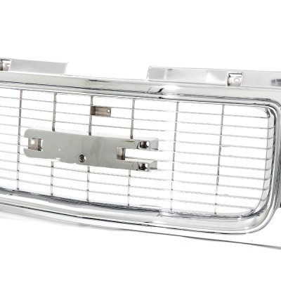 GMC Sierra 1994-1998 Chrome Grille and Headlights LED Bumper Lights