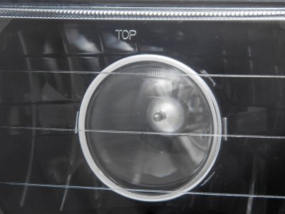 Chevy El Camino 1982-1987 4 Inch Black Sealed Beam Projector Headlight Conversion Low and High Beams