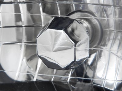 Buick Regal 1981-1987 Black Chrome Sealed Beam Headlight Conversion Low and High Beams