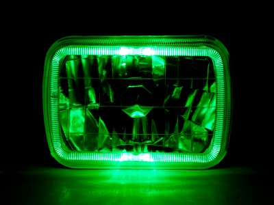 Chevy Suburban 1981-1999 Green Halo Sealed Beam Headlight Conversion