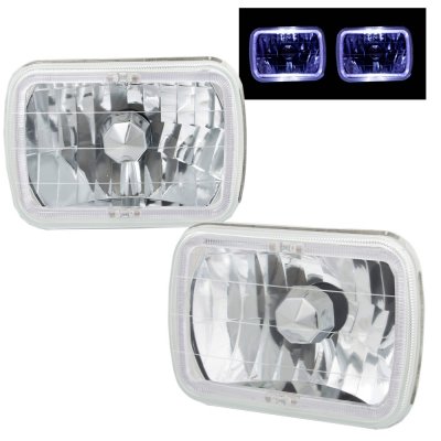 Honda Prelude 1984-1991 White Halo Sealed Beam Headlight Conversion