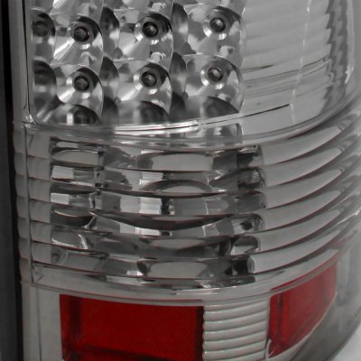 Chevy Silverado 2500 2003-2004 LED Tail Lights Smoked