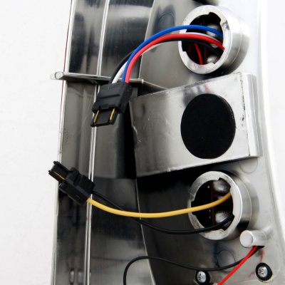 Chevy Silverado 2500 2003-2004 LED Tail Lights Smoked