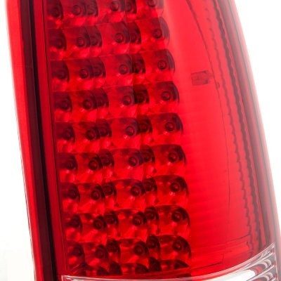Chevy Silverado 2500HD 2003-2006 LED Tail Lights Red Clear