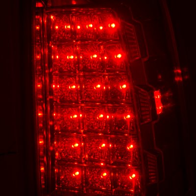 Chevy Silverado 2500HD 2001-2002 LED Tail Lights Red and Clear