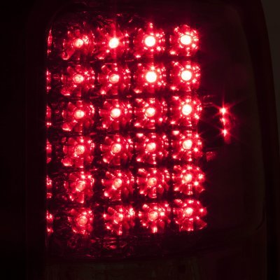 Dodge Ram 2500 1994-2002 Clear Headlights and LED Tail Lights Red Clear